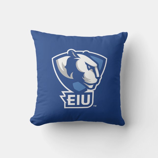 Eastern Illinois University Panthers Logo Cushion (Front)