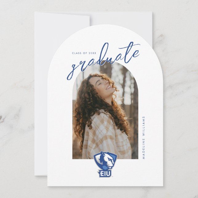 Eastern Illinois University Panthers Logo Invitation (Front)