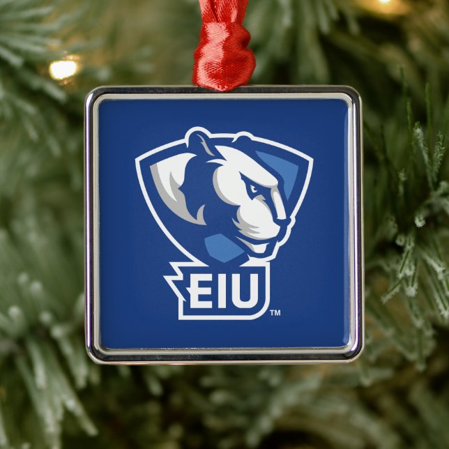 Eastern Illinois University Panthers Logo Metal Tree Decoration (Tree)