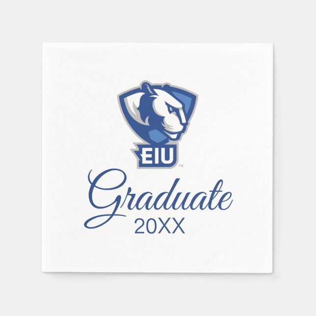 Eastern Illinois University Panthers Logo Napkin (Front)