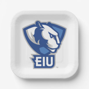 Eastern Illinois University Panthers Logo Paper Plate