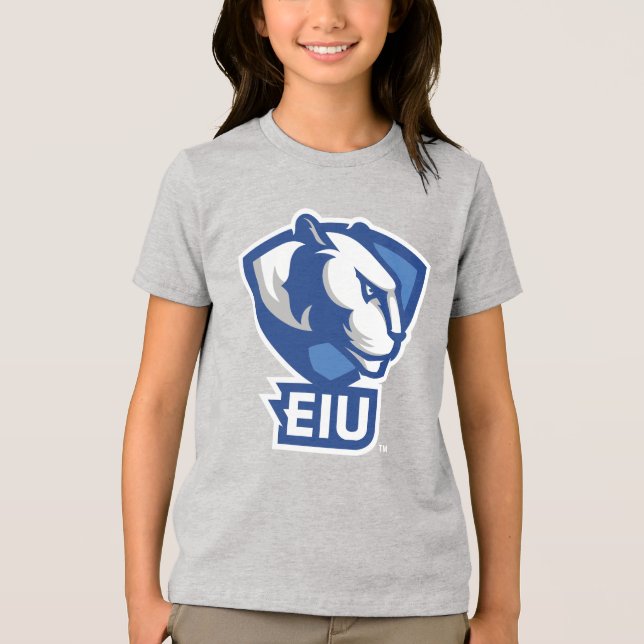 Eastern Illinois University Panthers Logo Tri-Blend Shirt (Front)
