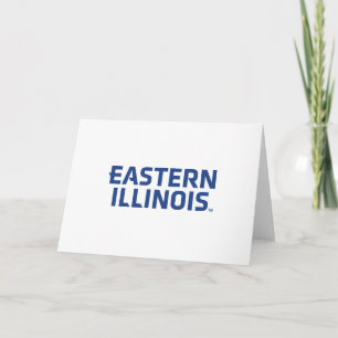 Eastern Illinois University Wordmark Logo Card