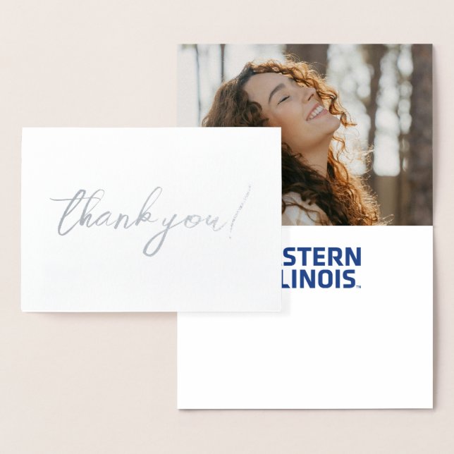 Eastern Illinois University Wordmark Logo Foil Card (Display)