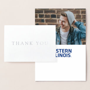 Eastern Illinois University Wordmark Logo Foil Card