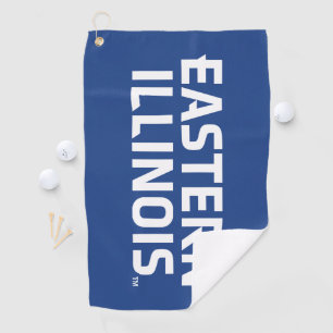 Eastern Illinois University Wordmark Logo Golf Towel