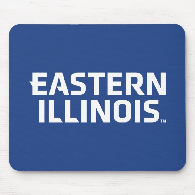 Eastern Illinois University Wordmark Logo Mouse Mat (Front)