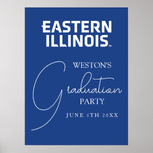 Eastern Illinois University Wordmark Logo Poster