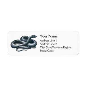 Eastern Indigo Snake Address Labels