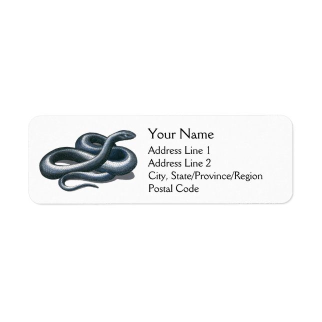 Eastern Indigo Snake Address Labels (Front)