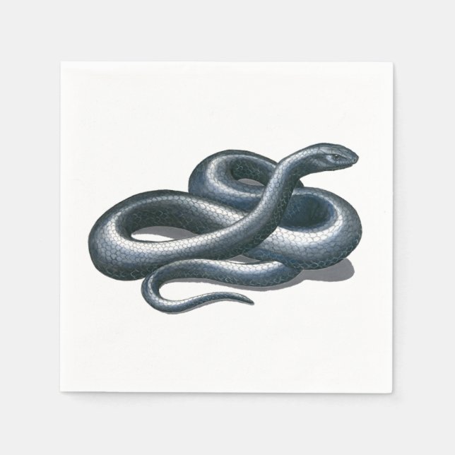 Eastern Indigo Snake Napkin (Front)