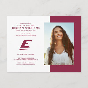 Eastern Kentucky University E Announcement Postcard