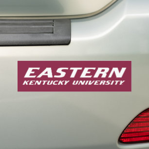 Eastern Kentucky University E Bumper Sticker