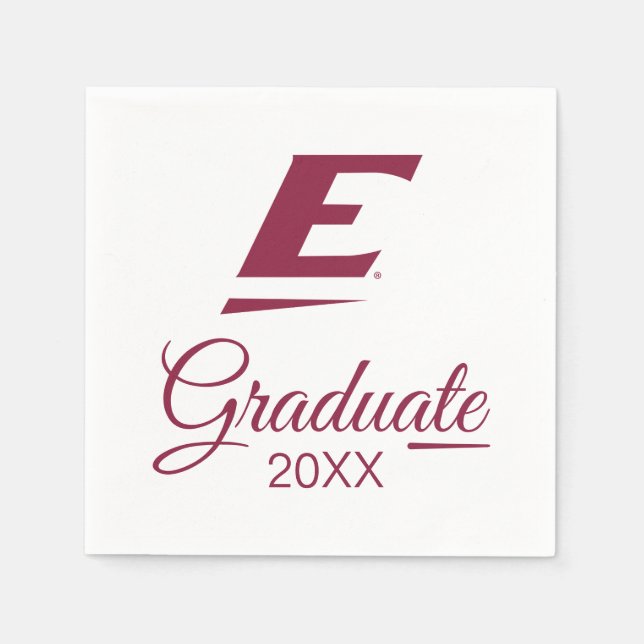 Eastern Kentucky University E Napkin (Front)