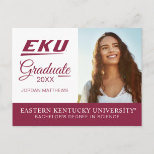 Eastern Kentucky University   EKU Announcement Postcard