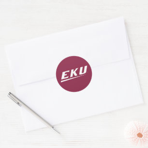 Eastern Kentucky University   EKU Classic Round Sticker
