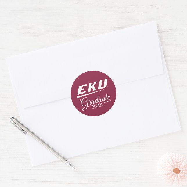 Eastern Kentucky University | EKU Classic Round Sticker (Envelope)