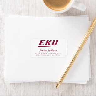 Eastern Kentucky University EKU Label