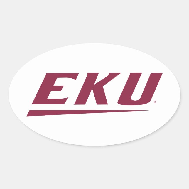 Eastern Kentucky University | EKU Oval Sticker (Front)