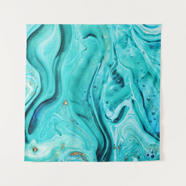 Eastern marbled paper, luxury art. tapestry (Front)