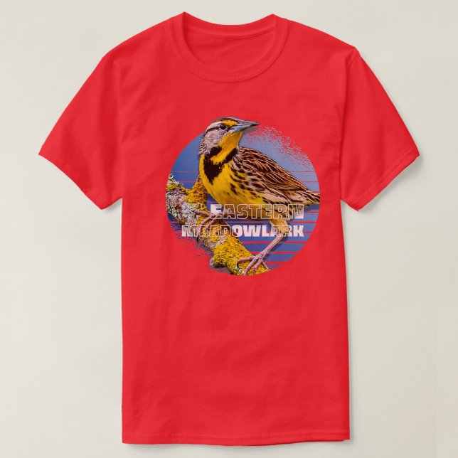 Eastern Meadowlark bird  T-Shirt (Design Front)