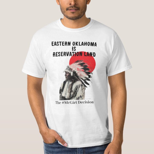 Eastern Oklahoma Is Reservation Land Men's  T-Shirt (Front)