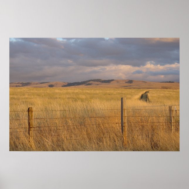 Eastern Oregon at Dusk Poster (Front)
