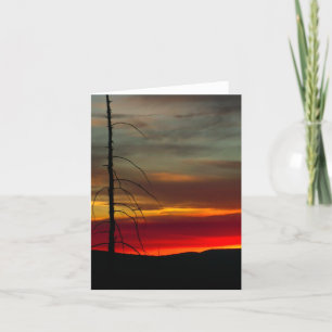Eastern Oregon Sunrise 1 Holiday Card