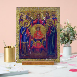 Eastern Orthodox Christianity Seven Archangels Acrylic Sign