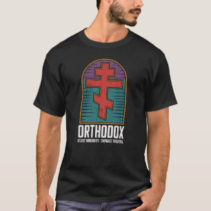 Eastern Orthodox Cross Resist Modernity T-Shirt