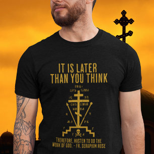 Eastern Orthodox Fr. Seraphim Rose Cross Gift T-Shirt