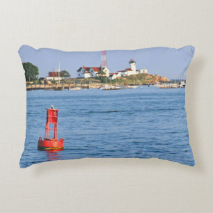 Eastern Point Lighthouse MA Accent Pillow