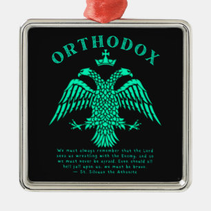 Eastern Russian Orthodox Christian Eagle Gift Metal Tree Decoration