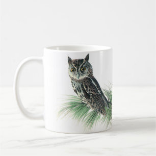 Eastern Screech Owl by Audubon Coffee Mug