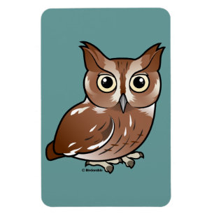 Eastern Screech Owl (Red Phase) Magnet