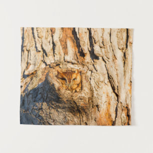 Eastern Screech-Owl Tapestry