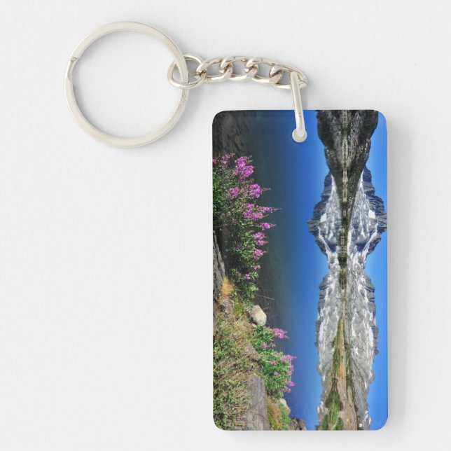 Eastern Sierra Mountains Key Ring (Front)
