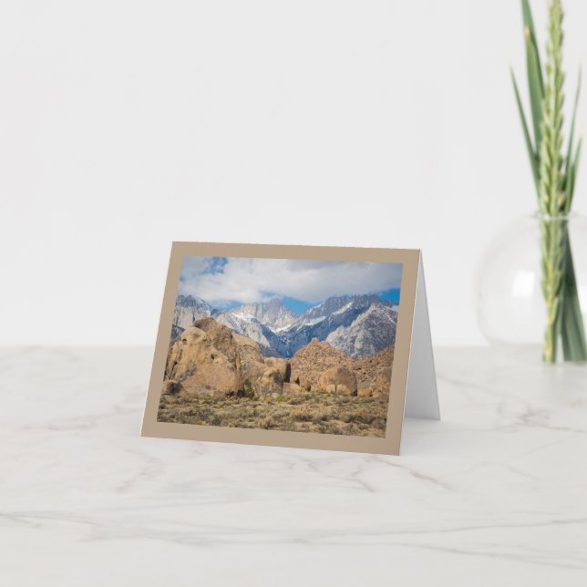 Eastern Sierra Snapshots Note Cards (Front)