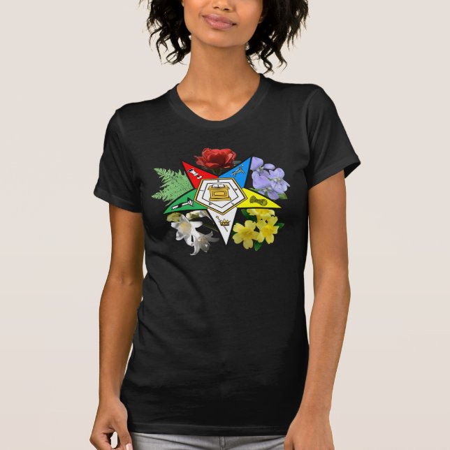 Eastern Star Floral T-shirt (Front)
