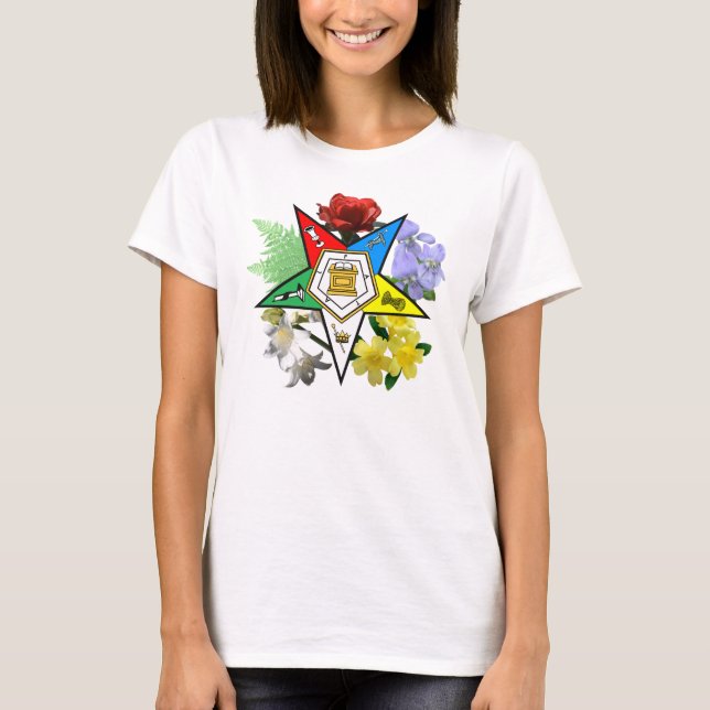 Eastern Star Floral T-shirt (Front)