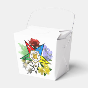 Eastern Star floral take out gift box