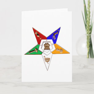 Eastern Star Greeting Card