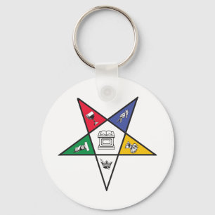 Eastern Star Key Ring