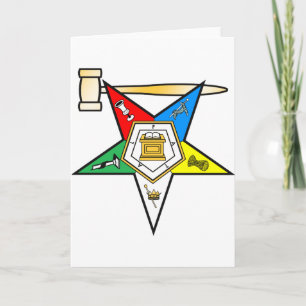 Eastern Star Past Matron items Holiday Card
