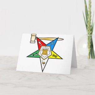 Eastern Star Past Matron items Holiday Card