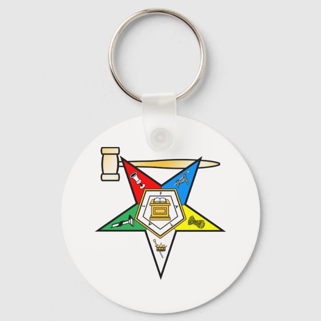 Eastern Star Past Matron items Key Ring (Front)