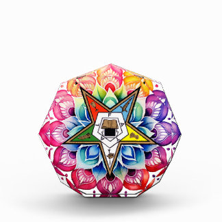 Eastern Star Rainbow Mandala Photo Block