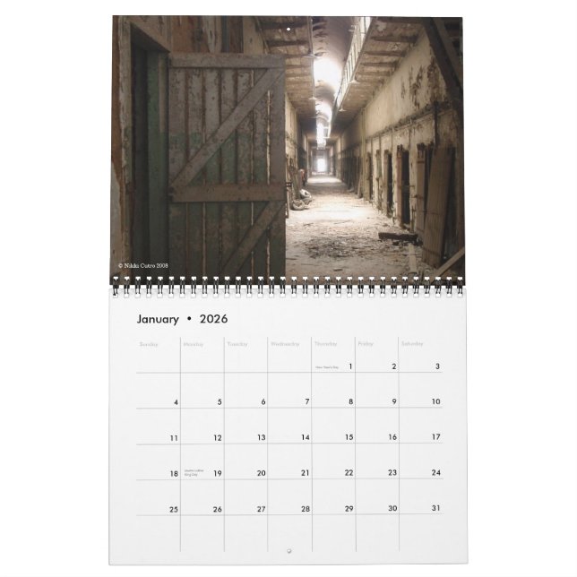Eastern State Penitentiary Calendar 2012 (Jan 2026)