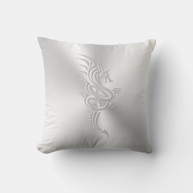 Eastern-style Dragon, Embossed-effect Cushion (Front)