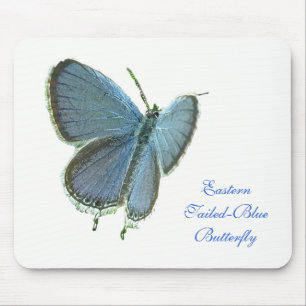 Eastern-Tailed Blue Butterfly Mouse Mat
